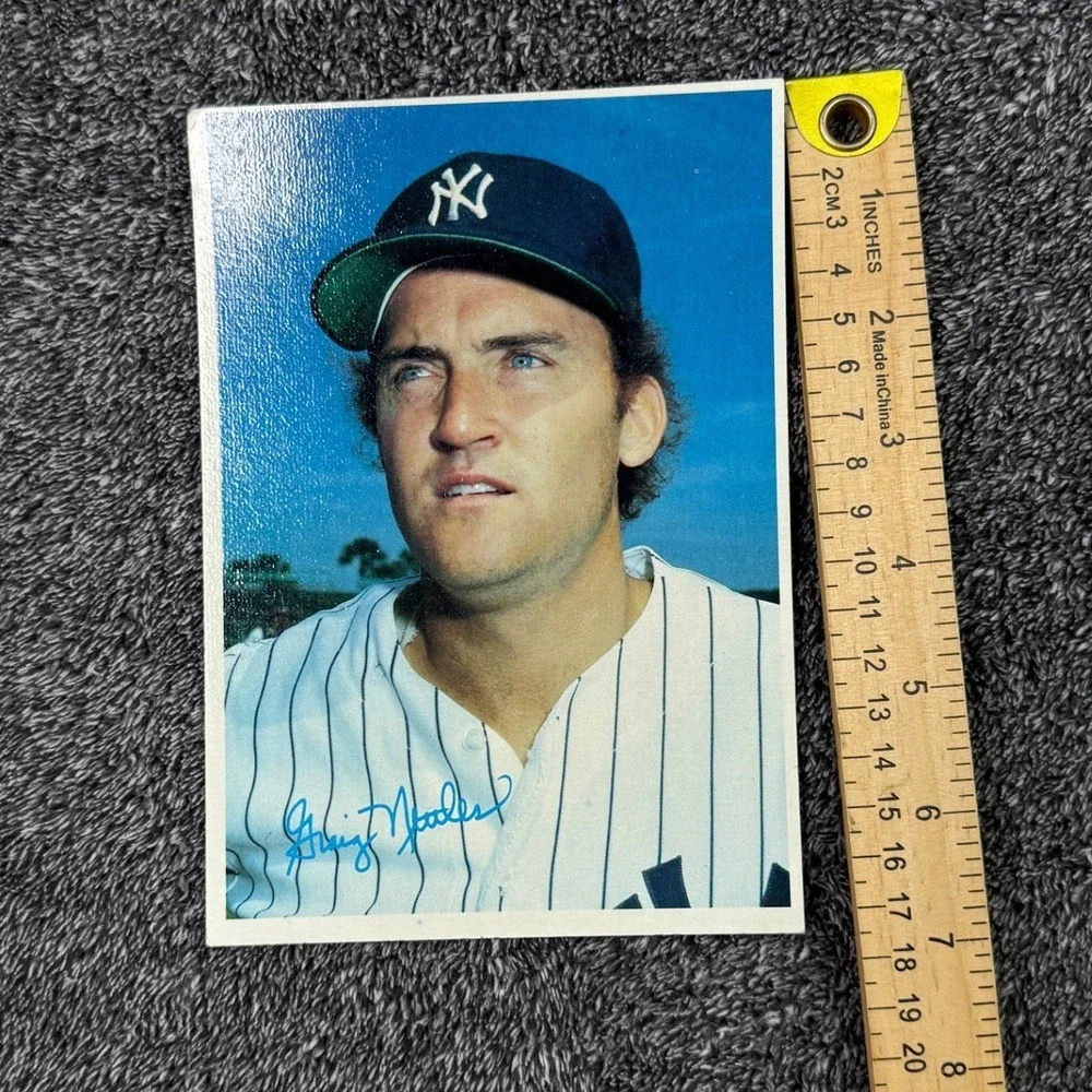 Vintage New York Yankees Graig Nettles 5x7 Sports Card Facsimile Signature